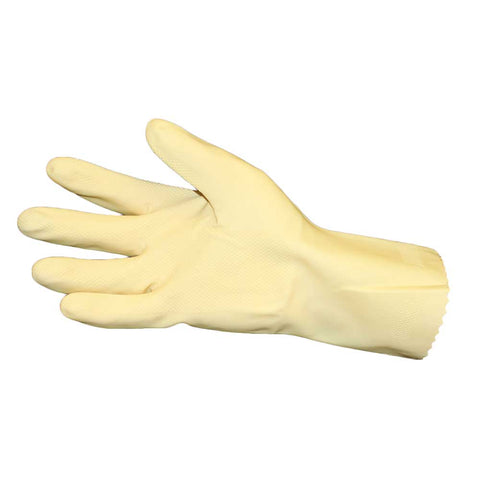 Impact Products Pro Guard Natural Reusable Unlined Extra Large Latex Gloves -- 6 per case.