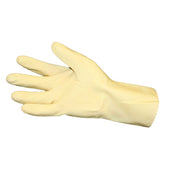 Impact Products Pro Guard Natural Reusable Unlined Medium Weight Latex Gloves -- 6 per case.