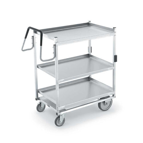 Vollrath Standard Heavy-Duty Stainless Steel 3 Shelf Cart, 39 x 20 x 44 1/2 inch.