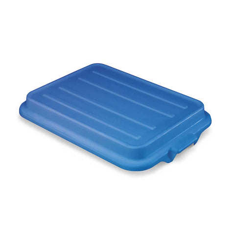 Vollrath Traex Color-Mate Blue Snap On Food Storage Lid -- 6 per case.