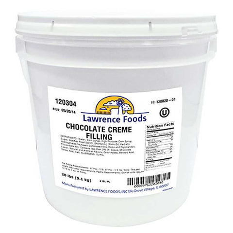 Major Bakery Solutions Chocolate Cream Filling, 2 Gallon