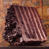 Sweet Street The Big Line Big Chocolate Cake, 12 Slice -- 2 per case.