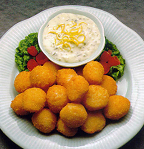 Tampa Maid Grade A Premium Breaded Scallop - 26/30, 3 Pound -- 4 per case.
