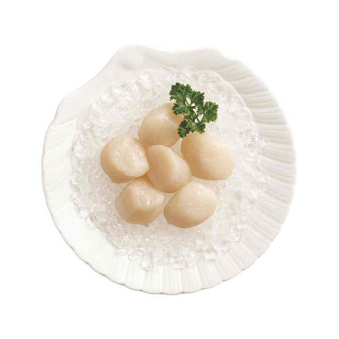 American Pride 20 to 30 Water Added Sea Scallops, 5 Pound -- 2 per case.