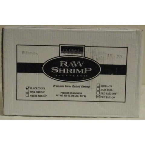Seamazz Peeled and deveined Tail On Raw Shrimp, 2 Pound -- 10 per case.