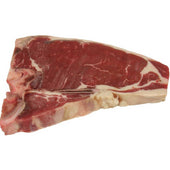 Double Red Provisions Thick N Juicy Signature T Bone Beef Steak, 10 Ounce -- 16 per case.