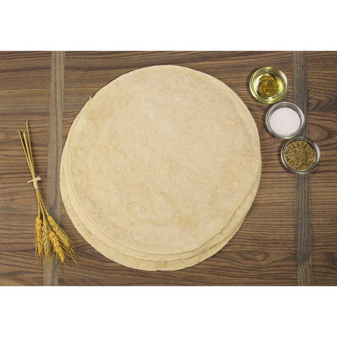 Ultra Thin Crust Par Baked Round Traditional Pizza Crust, 12 inch -- 30 per case.