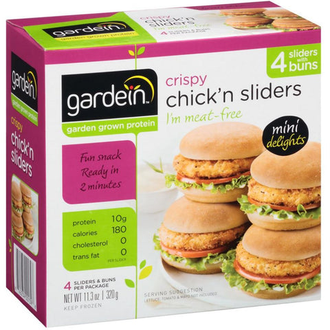 Gardein Crispy Chick n Sliders, 11 .3 Ounce -- 6 per case.