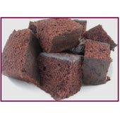 Love and Quiches Temptations 120 Cut 1/2 Sheetcake Sweet Brownie -- 2 per case.