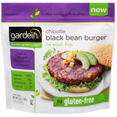 Gardein Chipotle Black Bean Burger, 12 Ounce -- 8 per case.
