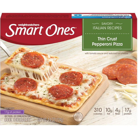 Smart Ones Thin Crust Pepperoni Pizza, 4.4 Ounce -- 12 per case.