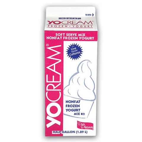 Yocream Yogurt Mix, Pomegranate Raspberry Nonfat Soft Serve, 64 Ounce -- 6 per case.