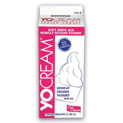 Yocream Pistachio Nonfat Soft Serve Yogurt Mix, 64 Ounce -- 6 per case.