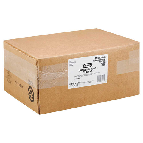 Kraft Cheddar Cheese Club, 42 Pound.
