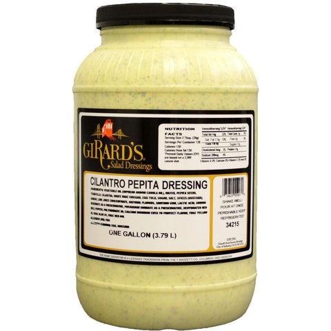 Girards Cilantro Pepita Dressing, 1 Gallon -- 2 per case.