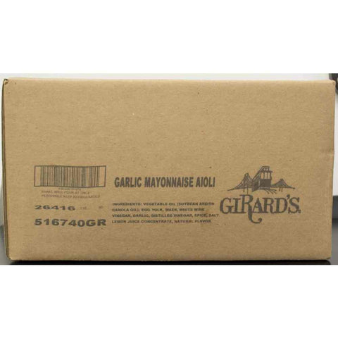 Girards Garlic Mayo Aioli Sauce, 5 Gallon -- 4 per case.