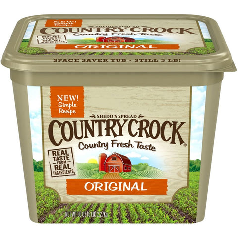 Country Crock Original Vegetable Oil Spread, 5 Pound -- 6 per case.