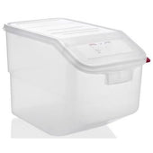Araven GN 1/1 Transparent Ingredient Bin, 13 Gallon -- 4 per case.