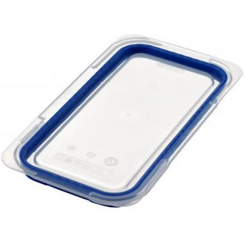 Araven Transparent GN 1/3 Airtight Container Lid Only, 12 7/8 x 7 x 7/8 inch -- 6 per case.