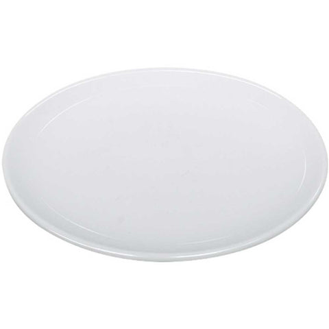 Yanco Abco Porcelain Round Rolled Edge Coupe Super White Plate, 9 x 9 inch -- 24 per case.