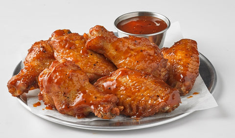 Tyson Red Label NAE Fully Cooked Unbreaded Oven Roasted Bone In Chicken Wings, 15 Pound.