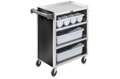 Cart Bussing 4 Shelves, Stainless Steel, 300 Lb -- 1 Per Case