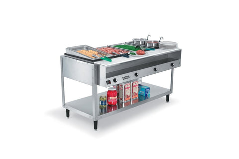 Station 4-Well Hot Food, 61 1/4 X 32 X 34 Inch, 240 V -- 1 Per Case