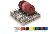 Traex Rack Master 10 Compartment Plate Cover Open Rack, 3 1/4 inch Maximum Height.