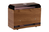 Traex Straw Boss Jumbo Junior Light Oak Woodgrain Straw Dispenser.