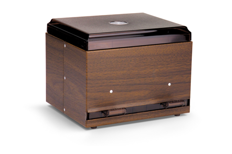 Traex Straw BossA Giant Walnut Junior Straw Dispenser, 9 x 7 1/2 x 7 inch.