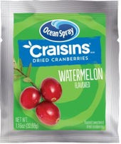 Ocean Spray Craisins Watermelon Dried Cranberries, 1.16 Ounce -- 200 per case.