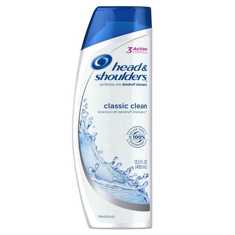 Head and Shoulders Classic Clean Shampoo, 13.5 Fluid Ounce -- 6 per case.