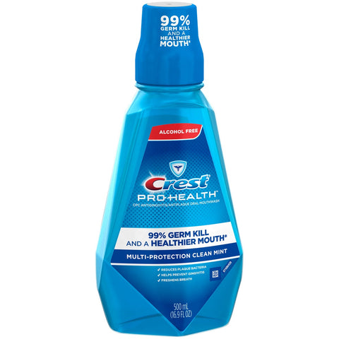 Crest Multi Protection Mouthwash, 16.9 Fluid Ounce -- 4 per case.