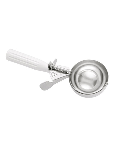 5 Each.Ch Ounce White Stainless Steel Dishers.