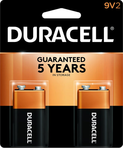 Duracell Personal Power Coppertop Alkaline Battery, 2 count per pack -- 48 per case.