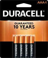 Duracell AAA Size Coppertop Duracell Battery, 1.5 Volt -- 216 per case.