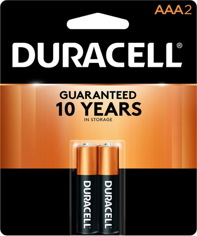 Duracell AAA Size Coppertop Duracell Battery, 1.5 Volt -- 108 per case.