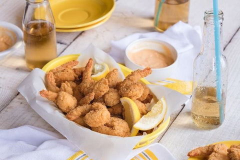 MRS.Fridays Jumbo Butter Milk Shrimp - Portion Pack, 6 Ounce -- 32 per case.