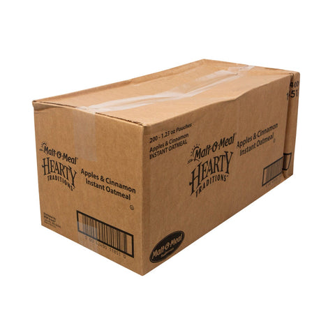 Hearty Traditions Apple and Cinnamon Oatmeal, 1.23 Ounce -- 200 per case.
