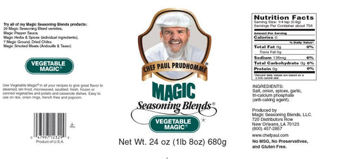 Vegetable Magic Seasoning, 10 Pound.