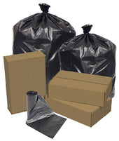 Pitt Plastics Black Star Perforated Roll Can Liner, 60 Gallon -- 100 per case.