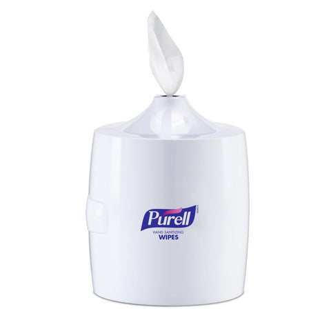 PURELL Hand Sanitizer Wipes Wall Mount Dispenser, 1200/1500 Wipe Capacity, White