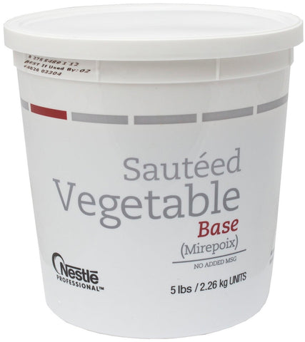 Nestle Non Exclusive Sauteed Vegetable Chilled Base, 5 Pound -- 4 per case.