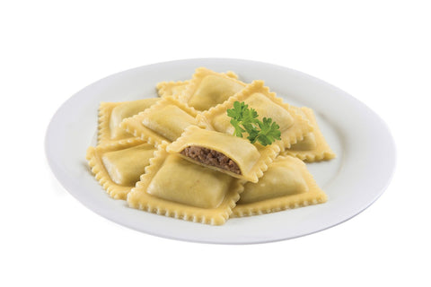 Seviroli Foods Medium Square Beef Ravioli Pasta, 5 Pound -- 2 per case.