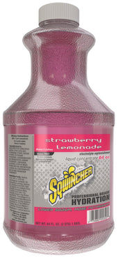 Sqwincher Strawberry Lemonade Liquid Concentrate, 64 Fluid Ounce -- 6 per case.