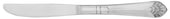 Walco 18/10 Stainless Art Decorettes Dinner Knife, 8 3/4 inch -- 12 per case.