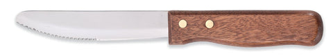 UTICA II Jumbo Good Steak Knife with Hardwood Handle -- 12 per case.