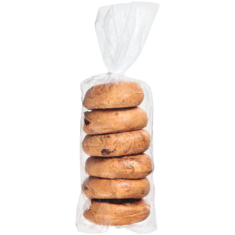 Lenders Sliced Cinnamon Raisin White Whole Grain Bagel - Bulk -- 72 per case.