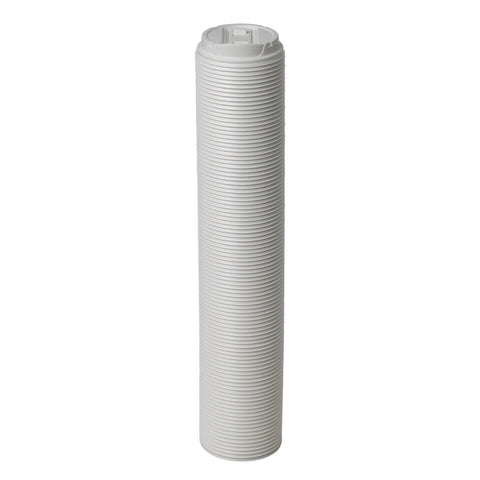 Dixie Reclosable Lids for 12 & 16oz Hot Cups, White, 100 Lids/Pack, 10 Packs/Carton