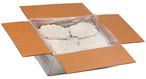 Holten Country Breaded Beef Steak Patty, 5.33 Ounce -- 30 per case.